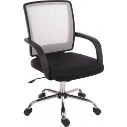 Star Mesh Back Task Office Chair White/Black - 6910WHI