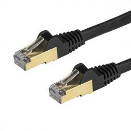 Startech 0.5m Black Cat6a Ethernet STP Cable