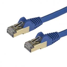 Startech 0.5m Blue Cat6a Ethernet STP Cable
