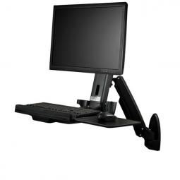 Startech One Monitor Sit Stand Desk Wall Mount