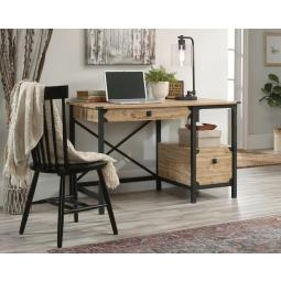 Steel Gorge Wrought Iron Style Desk Milled Mesquite 5425907