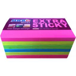Stickn Extra Sticky 76x7127mm Neon Assorted Pack of 6