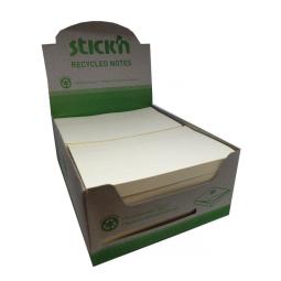 Stickn Recycled Notes 76x127mm Pack of 12