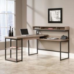 Streamline Home Office L-Shaped Desk Salt Oak 5414417