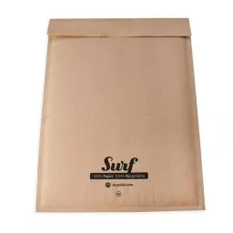 Surf All Paper Padded Mailing Envelopes Size H(5) - Internal Size 270mm x 360mm - Brown (Box 100) - SURFH5K