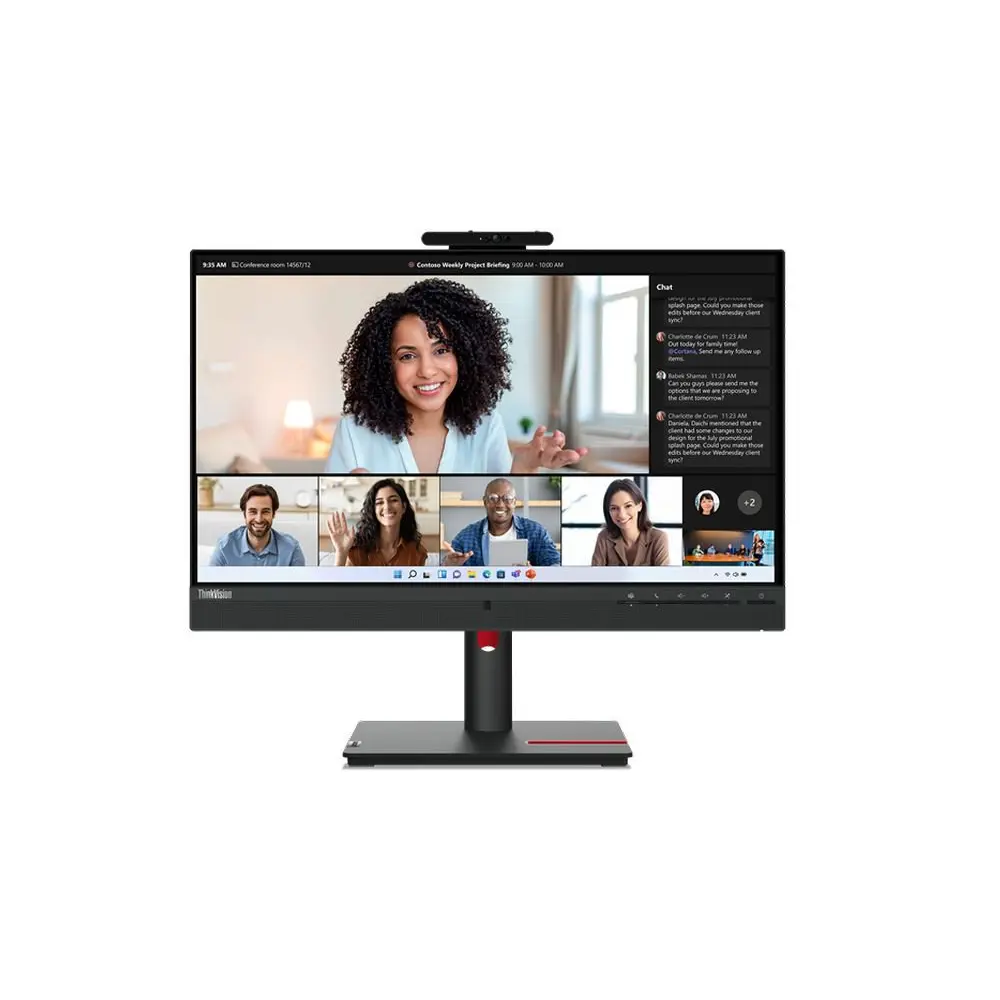 Lenovo ThinkVision T24mv-30 23.8 Inch 1920 x 1080 Pixels Full HD IPS Panel HDMI DisplayPort USB-C Monitor