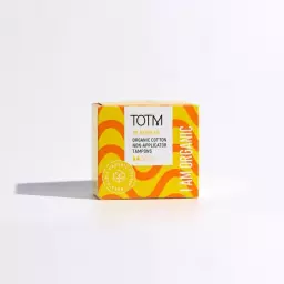 TOTM Organic Cotton Non-Applicator Tampon Regular (Pack 18) - 0606007