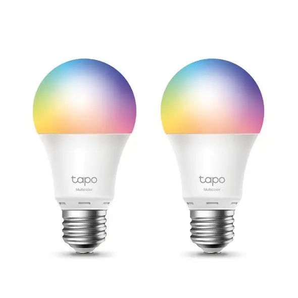 TP-Link Tapo Smart Wi-Fi Multicolour Light Bulb 2 Pack