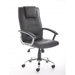 Thrift Executive Chair Black Soft Bonded Leather EX000163