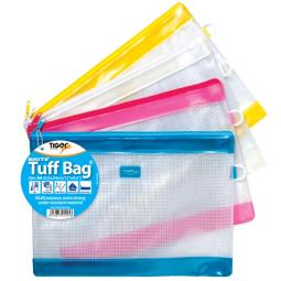 Tiger Tuff Bag A4 Brite Colours Single Piece