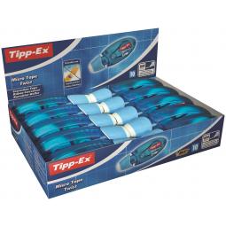 Tipp-Ex Micro Tape Twist 8m Correction Tape Blue Pack of 10