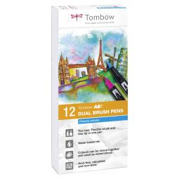 Tombow ABT Dual Brush Pen 2 tips Primary Colours Pack of 12