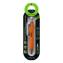 Tombow Ballpoint  AirPress Pen Orange Barrel Black Pack of 1