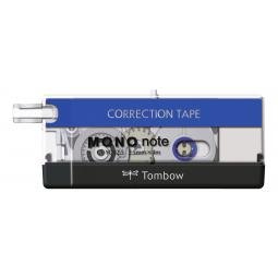 Tombow Correction tape MONO note 2.5mmX4m Black/White/Blue Pack of 1
