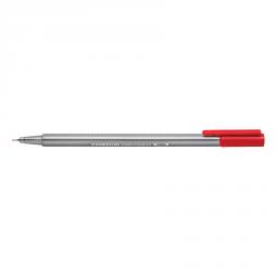 Triplus Fineliner Red 334-2 Pack of 10