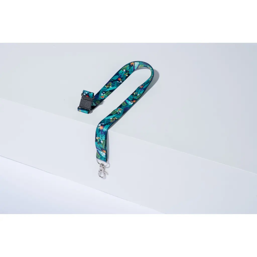 Avery Recycled Tropical Pre-Printed Lanyard with 2cm Wide Carabiner (Pack 1) - R4828T-1