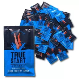 TrueStart Coffee - Barista Grade Decaf Instant Coffee Sticks (Pack 200) - HBINSACHD200