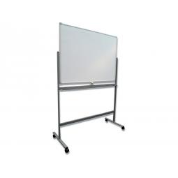 Twinco Mobile Double Sided Magnetic Floor Standing Whiteboard 150x120cm White TW5467