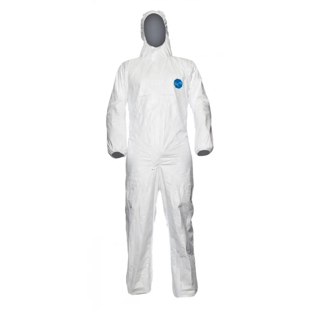 Tyvek 500 Xpert Hooded Coverall White Medium (Pack 1) - TBSHM