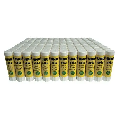 UHU Stic Glue Stick 40g Classpack (Pack 120) - 3-45623