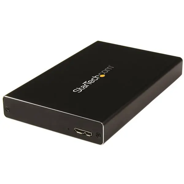 StarTech.com USB 3.0 Universal 2.5 Inch SATA III or IDE Hard Drive Enclosure with UASP