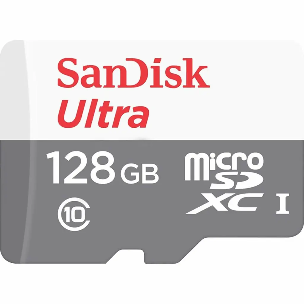 SanDisk Ultra 128GB Class 10 A1 UHS-I U1 MicroSDXC Memory Card