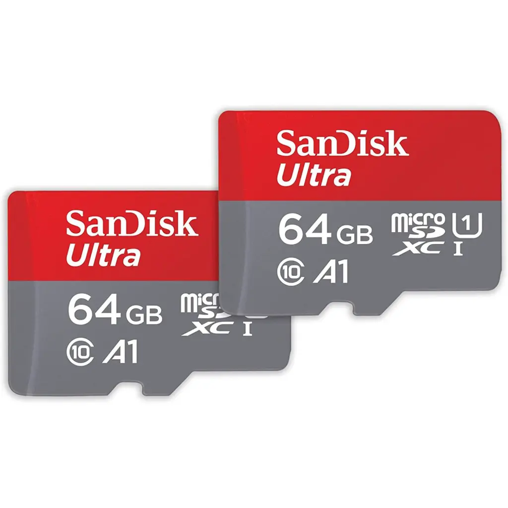 SanDisk Ultra 64GB Class 10 UHS-1 U1 MicroSDXC Memory Card 2 Pack