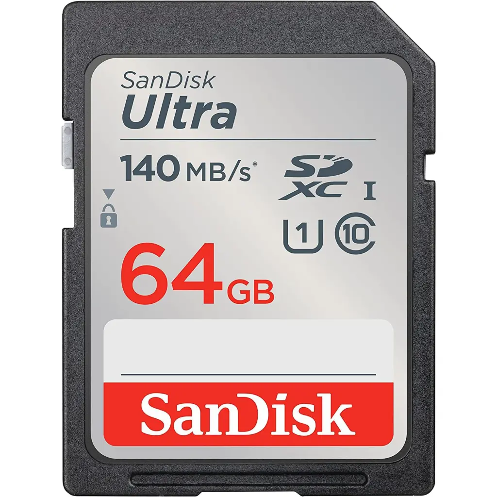 SanDisk Ultra 64GB SDXC UHS-I Class 10 Memory Card