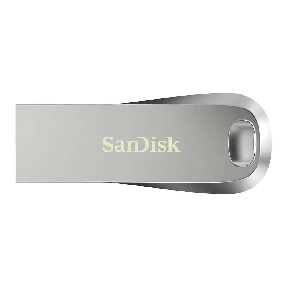 SanDisk Ultra Luxe 256GB USB 3.1 Gen 1 Silver Flash Drive