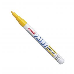 Uni Paint PX-21 Fine Bullet Tip Marker Yellow Pack of 12