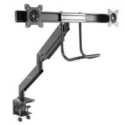 StarTech.com Desk Mount Crossbar Handle Dual Monitor Arm for up to 32 Inch VESA Mount Displays