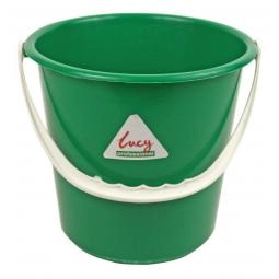 ValueX Plastic Bucket 10 Litre With Handle Green - 0907086