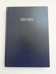 ValueX Academic Mid Year A4 Day To Page Diary 2024/2025 Blue - A41E Blue