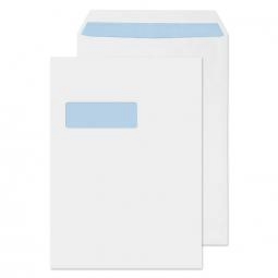 ValueX C4 Envelopes Pocket Self Seal Window White 100gsm (Pack 250) - FL3892