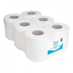 ValueX Centre Feed Roll 2 Ply 150m White Pack 6 PS1212