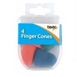 ValueX Finger Cones Assorted Colours & Sizes (Pack 4) 301596