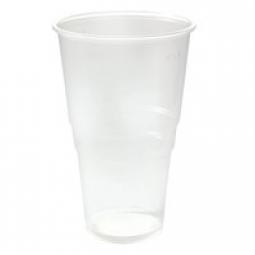 ValueX Flexiglass 1 Pint Clear Plastic Glass Pack 50