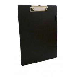 ValueX PVC A4 Clipboard Black With Pen Holder