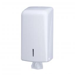 ValueX Plastic Bulk Pack Toilet Tissue Dispenser White