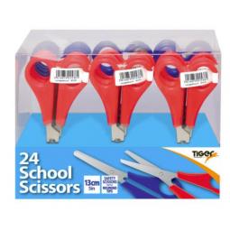 ValueX School Scissors Assorted Colours PacK24