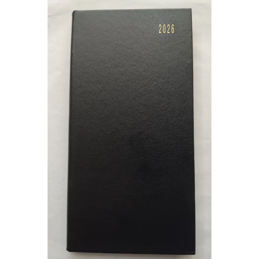 ValueX Slim Pocket Diary Week ToView 2026 Black - BUSSLIM1 Black