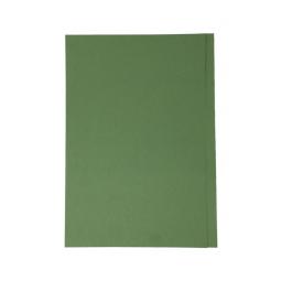 ValueX Square Cut Folder Manilla Foolscap 180gsm Green (Pack 100)