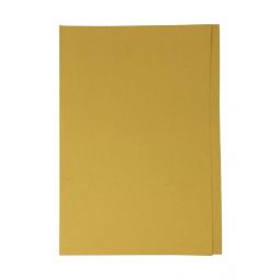 ValueX Square Cut Folder Manilla Foolscap 180gsm Yellow (Pack 50)