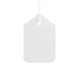 ValueX Strung Tag 48x32mm White Pack1000
