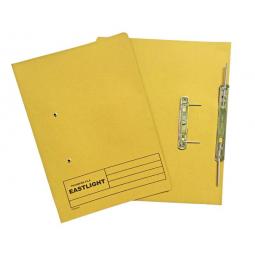 ValueX Transfer Springfile Foolscap Yellow (Pack 25)