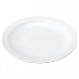 ValueX Wide Rimmed Porcelain Plate 25cm Pack 6