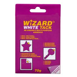 ValueX Wizard 70g Reusable Sticky Tack Adhesive White.