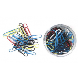 Value 51mm Giant Paperclips Assorted Colour Pack of 125