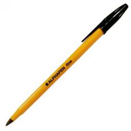 Value Ball Point Pen Black Fine Point 0.3mm Pack of 20