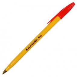 Value Ball Point Pen Red Fine Point 0.3mm Pack of 20